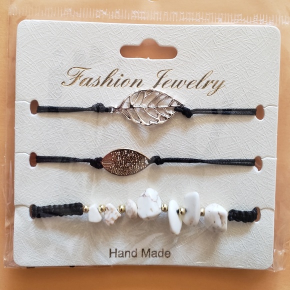 3 Pc Adjustable Cord Bracelet. $7 - Picture 5 of 8